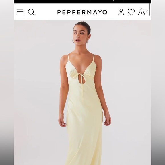 Yellow bridesmaid dress - Picture 1 of 4